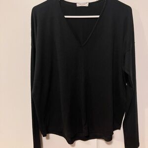 rag & bone V-Neck Long Sleeve Top